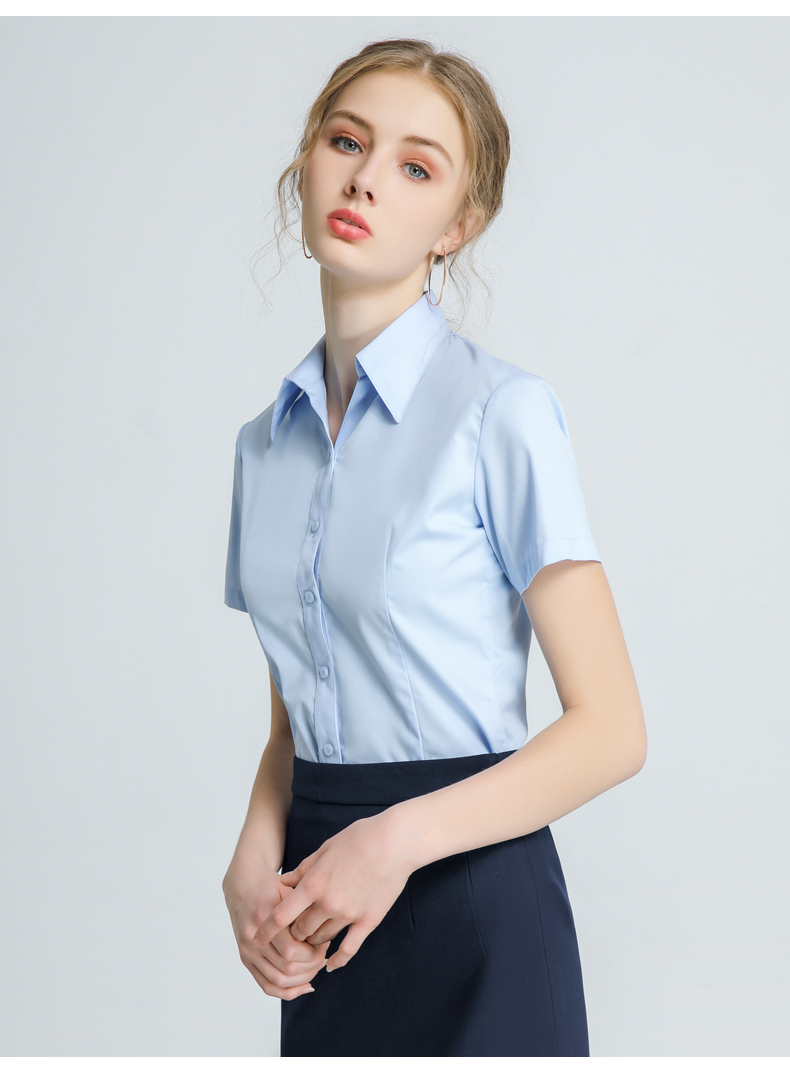 藍(lán)色女士襯衫v領(lǐng) 藍(lán)色女士襯衫v領(lǐng)