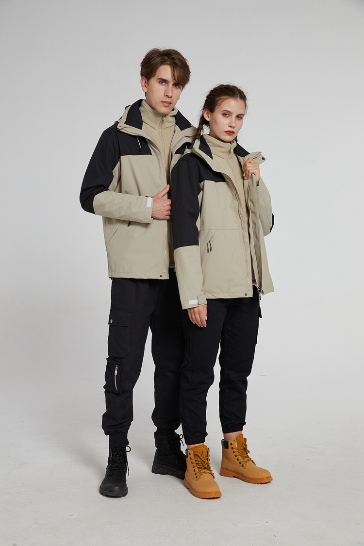 男女同款休閑沖鋒衣上身效果圖 男女同款休閑沖鋒衣上身效果圖