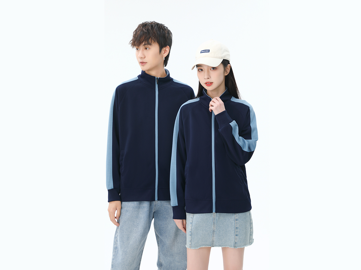 撞色立領衛(wèi)衣定制 撞色立領衛(wèi)衣定制