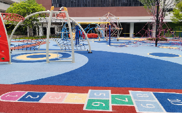 幼兒園塑膠跑道、EPDM塑膠地面