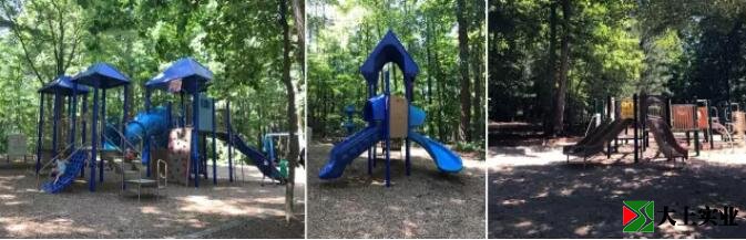 圖5 森林公園中的器械類游樂(lè)設(shè)施
